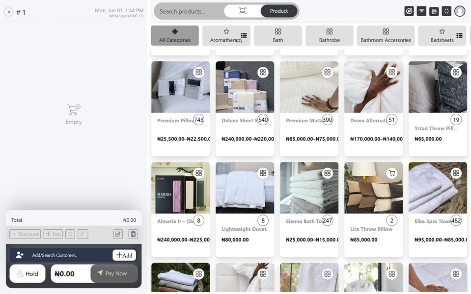 Online POS System