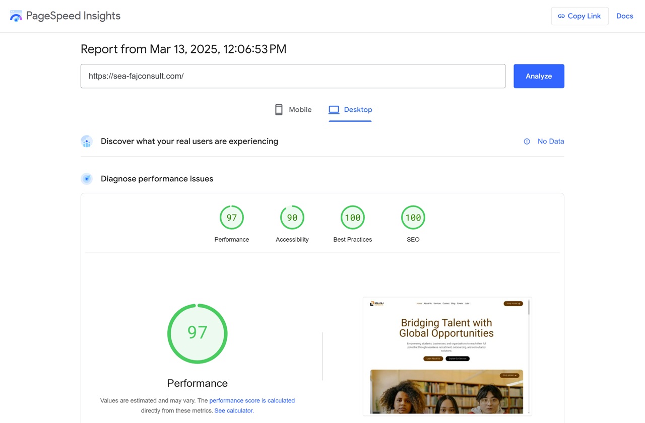 Wordpress Website Search engine optimization SEO & Speed Optimization